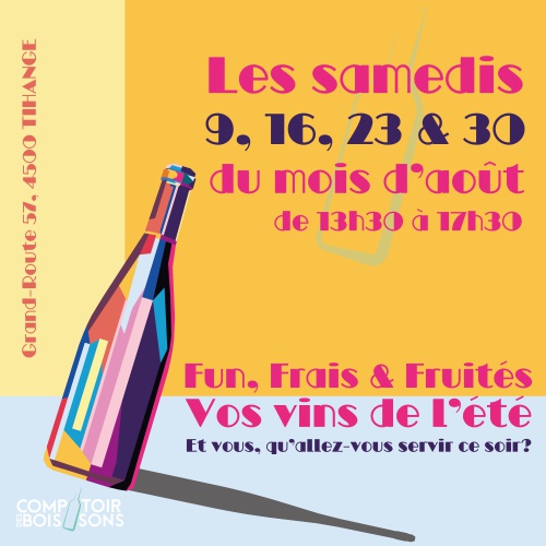 Les vins du mois d'août